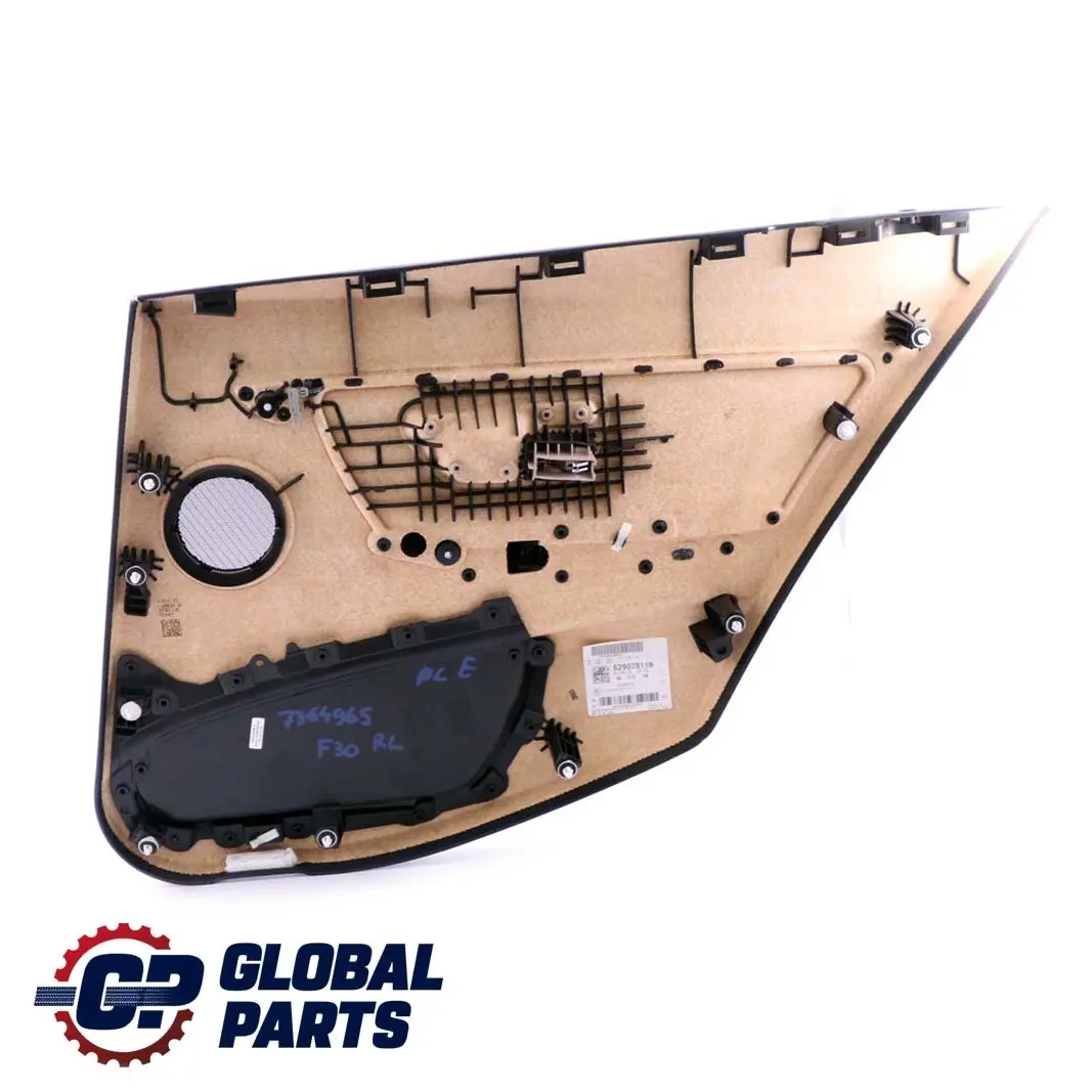 BMW 3 Reihe F30 F31 Türverkleidung Hinten Links Leder Oyster - SKU 7364965 - Teilenummer 7364965