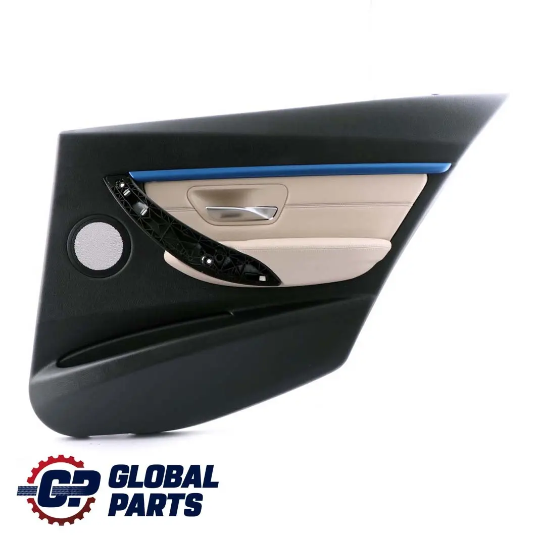 BMW 3 Series F30 F31 Rear Right O/S Door Card Lining Panel Oyster Leather