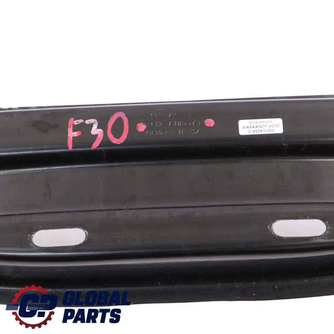 BMW 3 F30 330e Hybrid Rear Bumper Carrier Crash Support Reinforcement Bar - SKU 7365570 - Part number 7365570