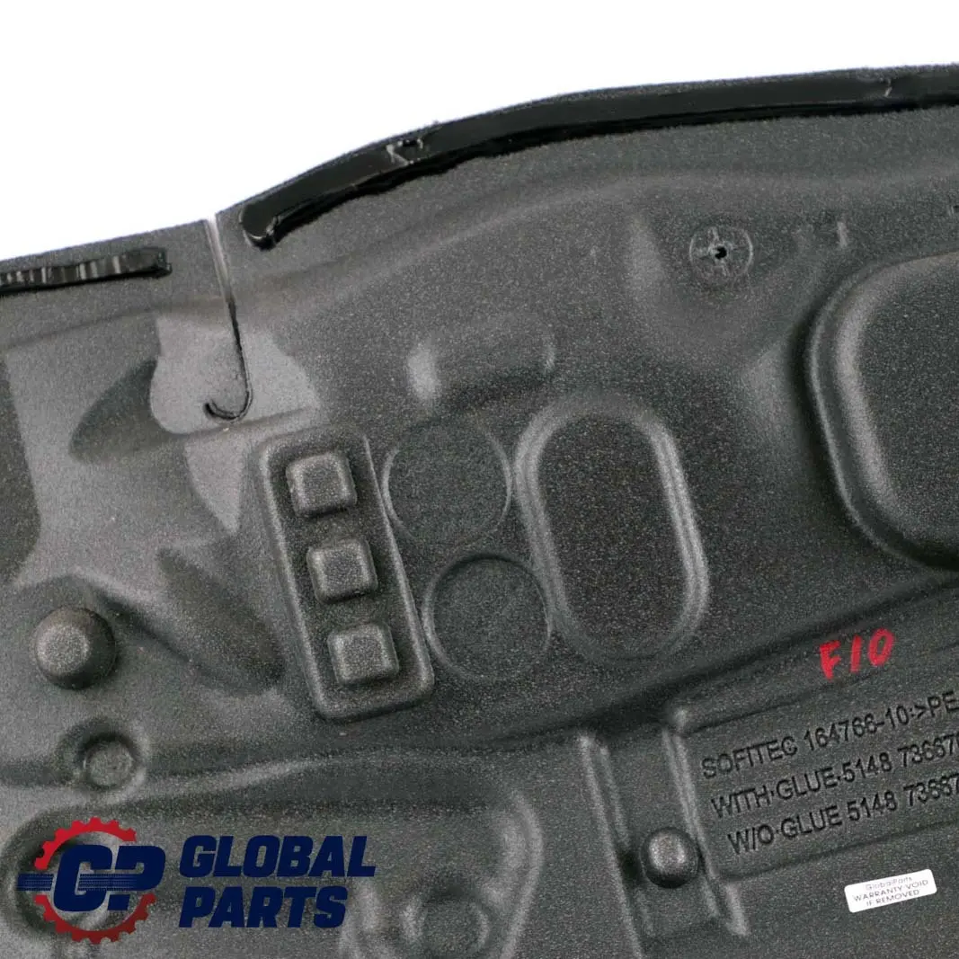 BMW Serie 5 F10 F11 Aislamiento Acústico Puerta Trasera Derecha - SKU 7366708 - Número de pieza 7366708
