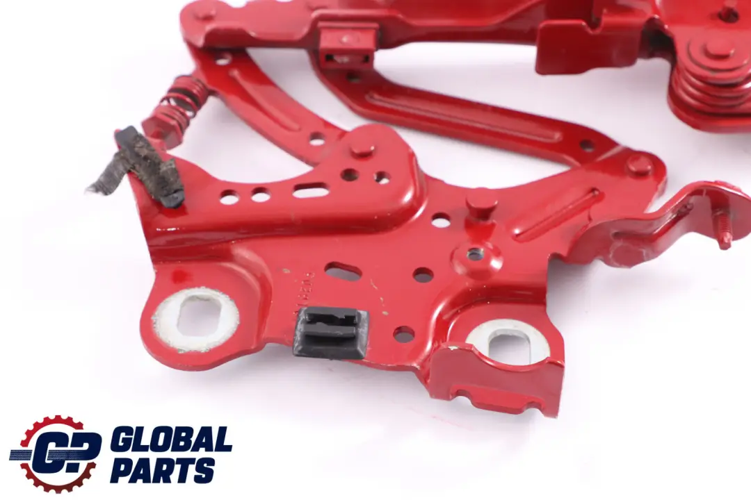 Mini Cooper One F55 F56 F57 Scharnier Frontklappe Links Blazing Red - SKU 7370301-BRM - Teilenummer 7370301