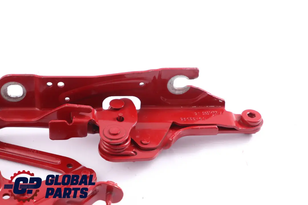 Mini Cooper One F55 F56 F57 Scharnier Frontklappe Links Blazing Red - SKU 7370301-BRM - Teilenummer 7370301