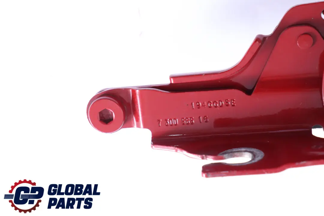 Left N/S Engine Hood Hinge Bonnet Blazing Red Metallic 730 to Mini F55 F56 F57 with Part number 7370301 Mini F55 F56 F57 Left N/S Engine Hood Hinge Bonnet Blazing Red Metallic 730 - SKU 7370301-BRM - Part number 7370301