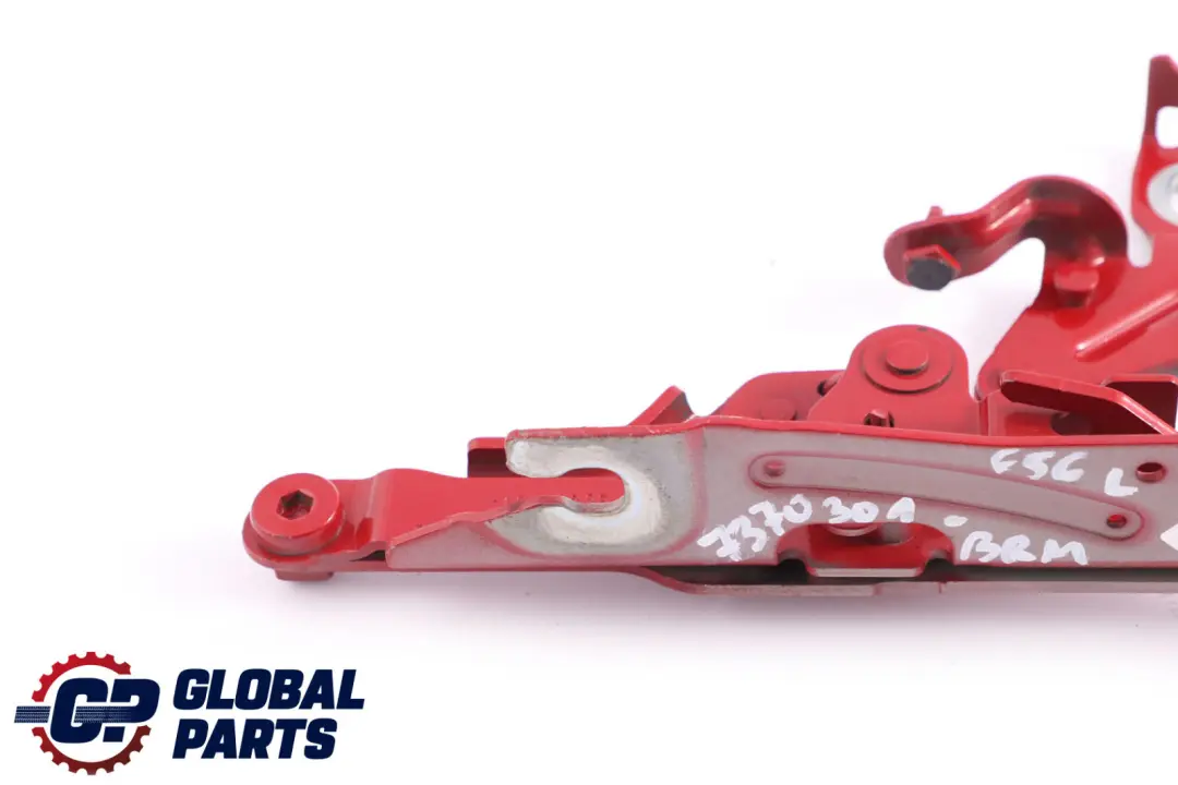 Scharnier Frontklappe Links Blazing Red für Mini Cooper One F55 F56 F57 mit Teilenummer 7370301 Mini Cooper One F55 F56 F57 Scharnier Frontklappe Links Blazing Red - SKU 7370301-BRM - Teilenummer 7370301