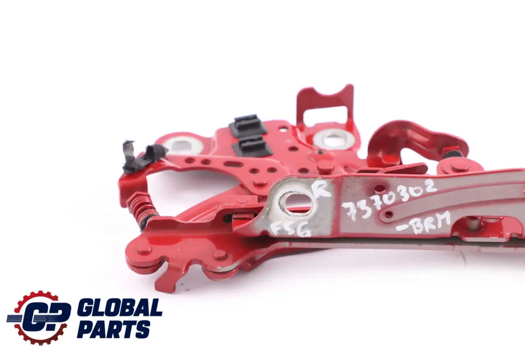 Mini F55 F56 Right O/S Engine Hood Hinge Bonnet Blazing Red 7300566 - SKU 7370302-BRM - Part number 7370302
