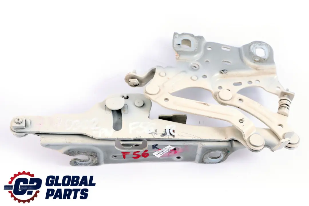 Right O/S Engine Hood Hinge Bonnet Pepper White 850 7300566 to Mini F55 F56 with Part number 7370302 Mini F55 F56 Right O/S Engine Hood Hinge Bonnet Pepper White 850 7300566 - SKU 7370302-PW - Part number 7370302