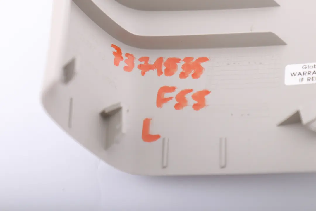 Columna Pilar C Embellecedor Panel Izquierdo SATELLITE GREY para MINI Cooper F55 con número de pieza 7371535 MINI Cooper F55 Columna Pilar C Embellecedor Panel Izquierdo SATELLITE GREY - SKU 7371535 - Número de pieza 7371535