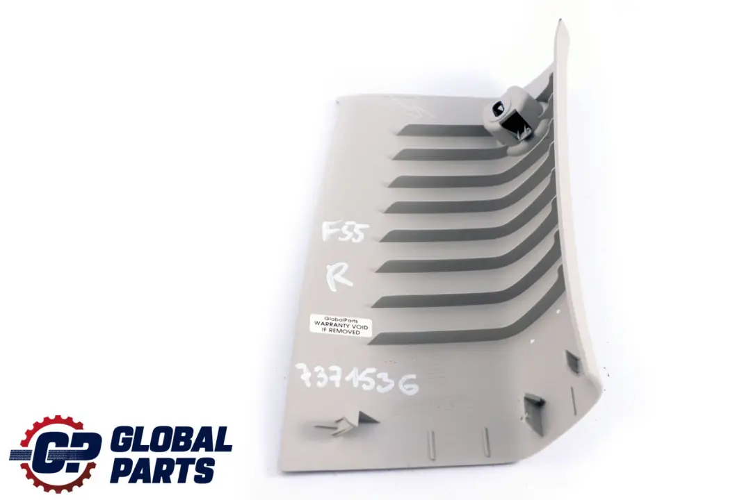 BMW Mini Cooper F55 Column C Pillar Trim Cover Panel Right O/S Satellite Grey - SKU 7371536 - Part number 7371536