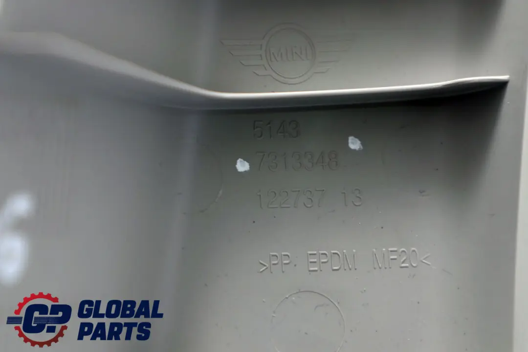 BMW Mini Cooper F55 Column C Pillar Trim Cover Panel Right O/S Satellite Grey - SKU 7371536 - Part number 7371536