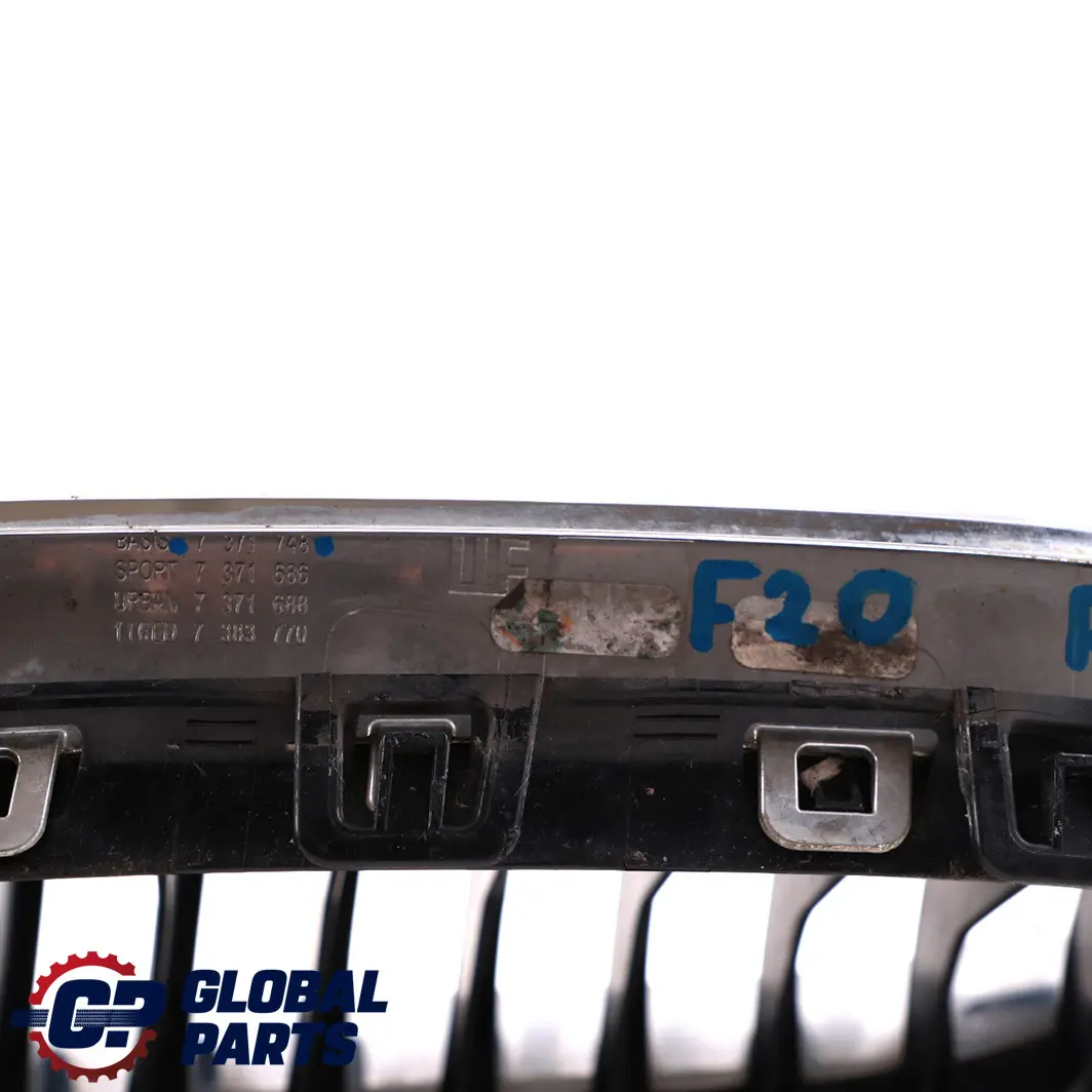 BMW F20 F21 LCI Front Bumper Centre Grille Kidney Right O/S - SKU 7371748 - Part number 7371748