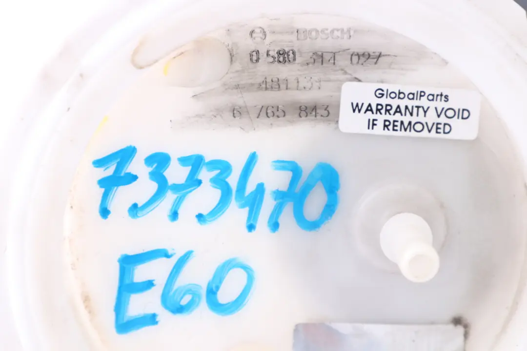 Sensore di livello dell'unità di trasmissione del carburante per BMW E60 E61 E63 con numero di parte 6765843 BMW E60 E61 E63 Sensore di livello dell'unità di trasmissione del carburante - SKU 7373470 - Numero di parte 6765843