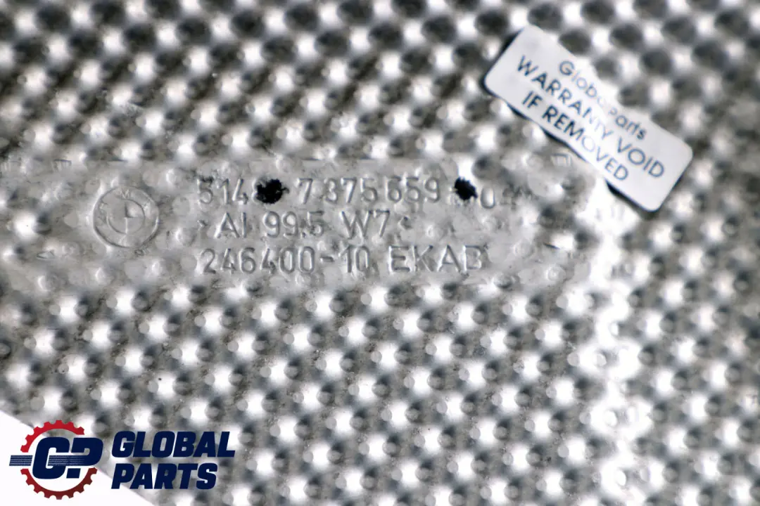 Bumper Heat Thermal Insulation Trim Panel to Mini Cooper F56 Rear with Part number 7375659 Mini Cooper F56 Rear Bumper Heat Thermal Insulation Trim Panel - SKU 7375659 - Part number 7375659