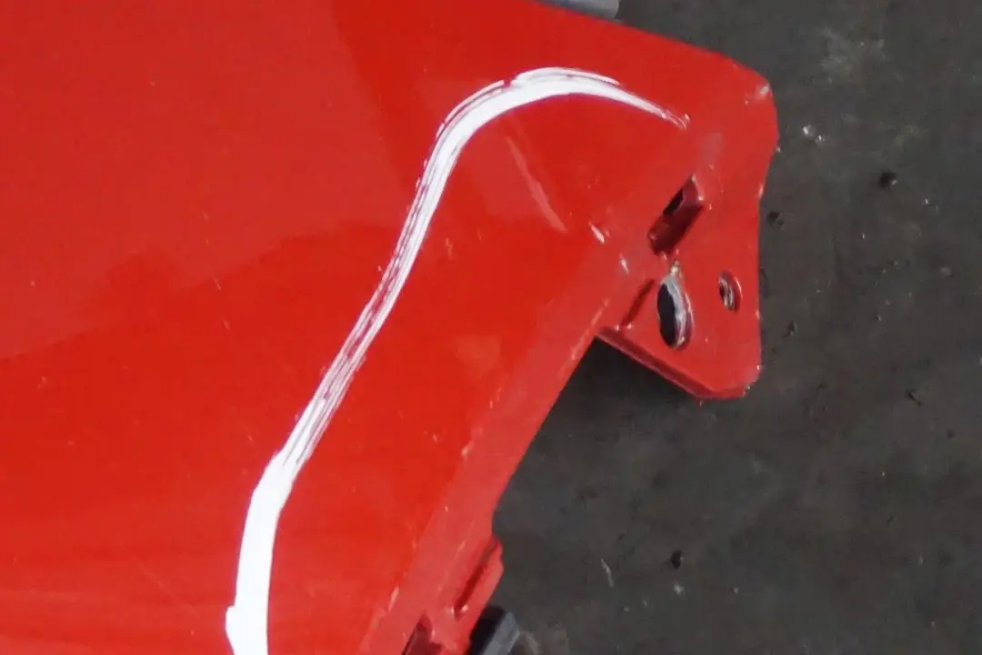 Complete Front Bumper Trim Panel Blazing Red B63 to BMW Mini Cooper F55 F56 F57 with Part number 7379432 BMW Mini Cooper F55 F56 F57 Complete Front Bumper Trim Panel Blazing Red B63 - SKU 7379432-BRM - Part number 7379432