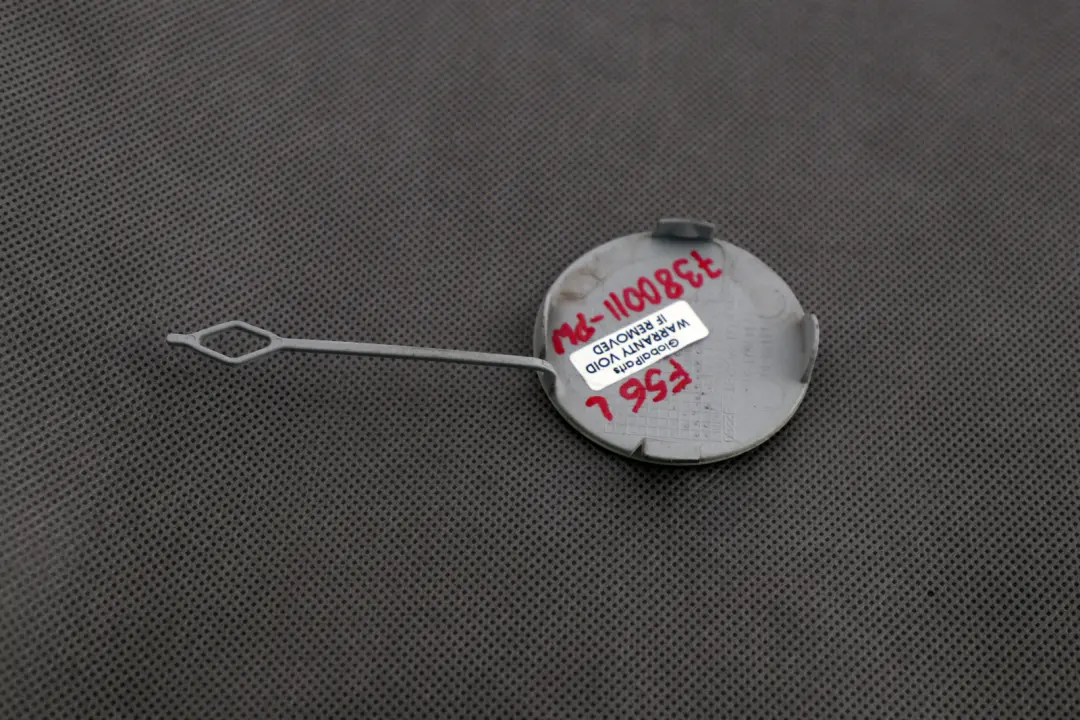 Mini Cooper F56 F57 Cover Flap Towing Eye Paraurti Posteriore Sini Pepper Bianco - SKU 7380011-PW - Numero di parte 7380011
