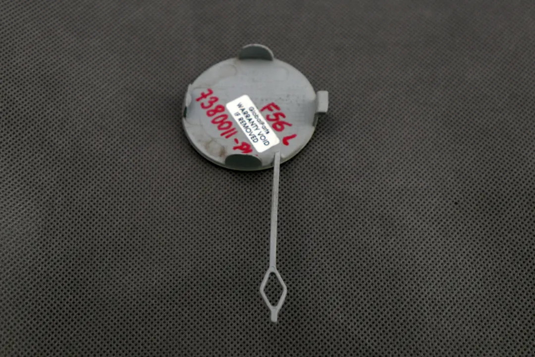 Mini Cooper F56 F57 Cover Flap Towing Eye Paraurti Posteriore Sini Pepper Bianco - SKU 7380011-PW - Numero di parte 7380011