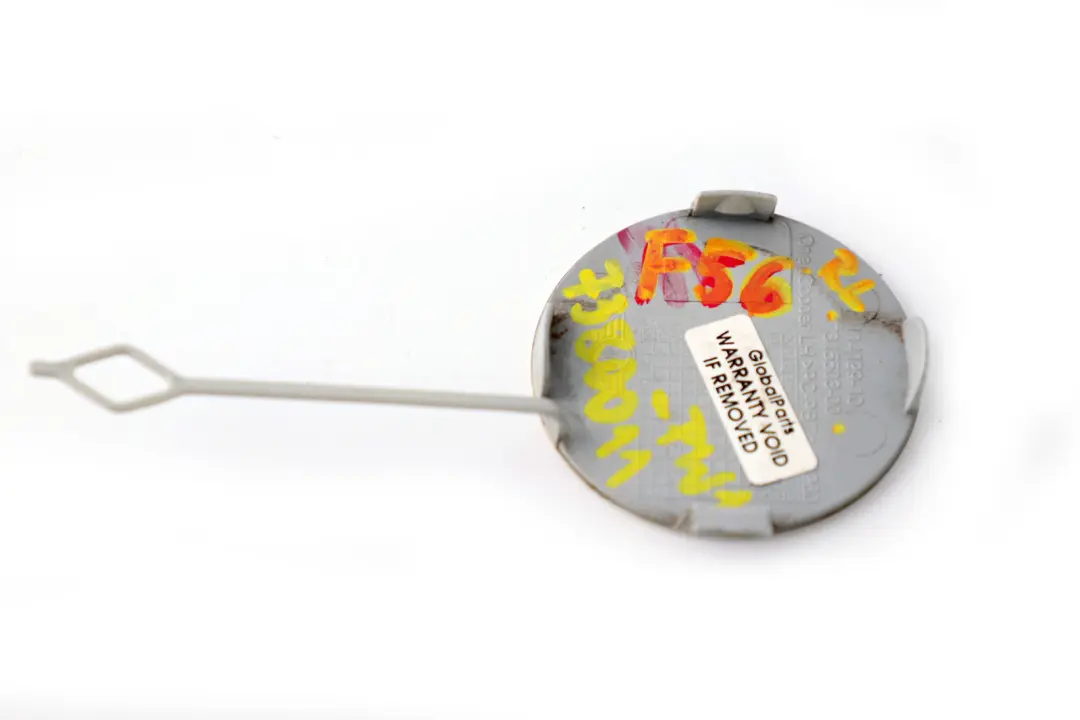 Flap Towing Eye Rear Bumper Left N/S Pepper White to BMW Mini Cooper 1 F56 Cover with Part number 7380011 BMW Mini Cooper 1 F56 Cover Flap Towing Eye Rear Bumper Left N/S Pepper White - SKU 7380011-PW1 - Part number 7380011