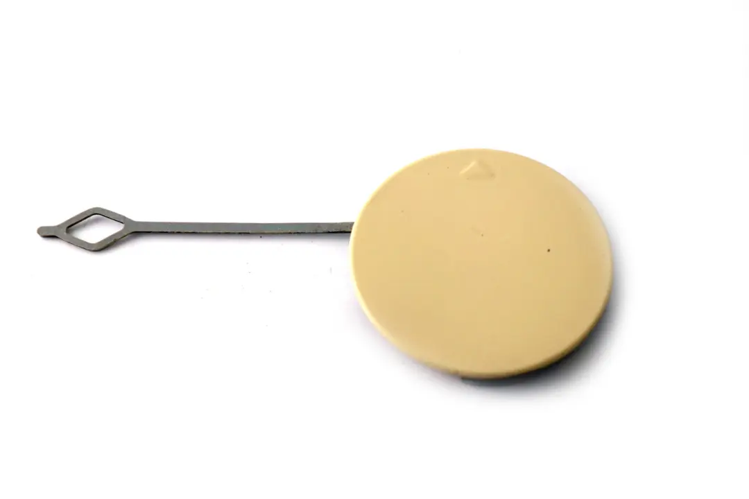 BMW Mini Cooper 1 F56 Cover Flap Towing Eye Rear Bumper Left N/S Pepper White - SKU 7380011-PW1 - Part number 7380011