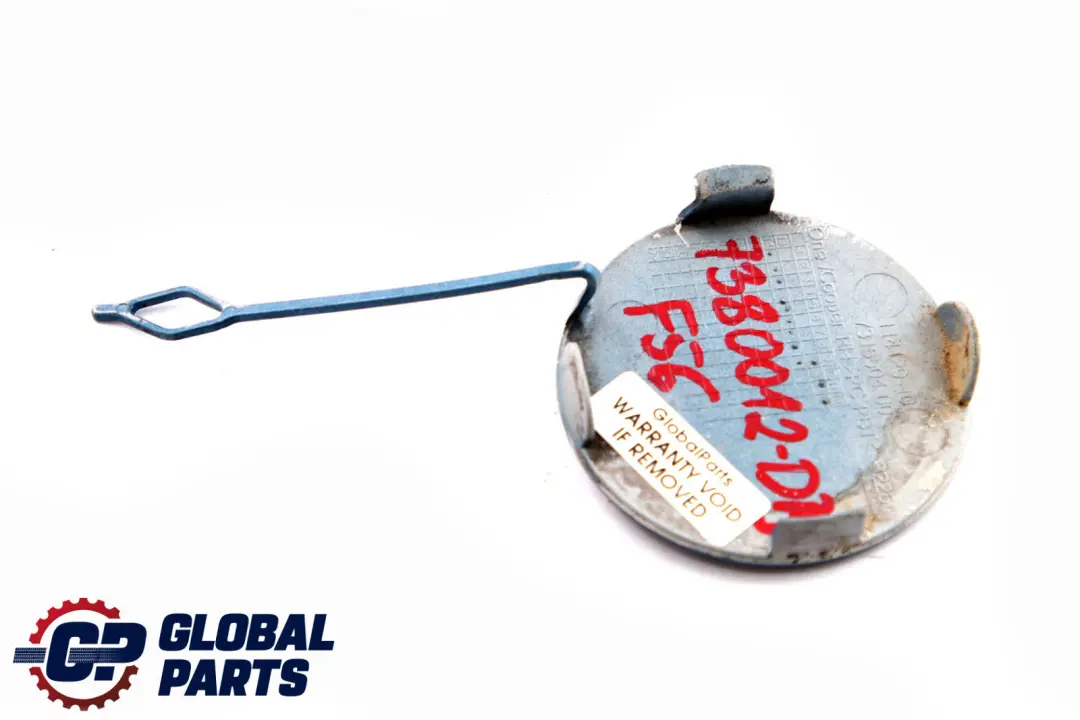 Flap Towing Eye Rear Bumper Right O/S Deep Blue B69 to BMW Mini Cooper F56 Cover with Part number 7380012 BMW Mini Cooper F56 Cover Flap Towing Eye Rear Bumper Right O/S Deep Blue B69 - SKU 7380012-DB - Part number 7380012