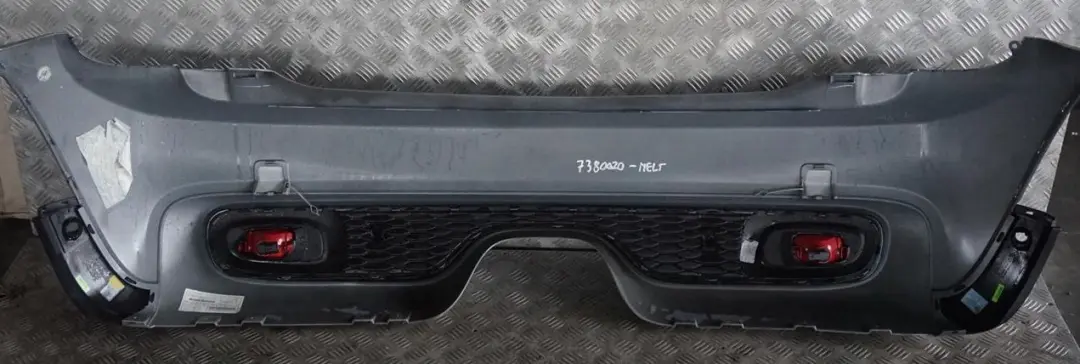 Mini F56 F57 Cooper S Complete Rear Bumper Panel Melting Silver - C2K - SKU 7380020-MELT - Part number 7380020