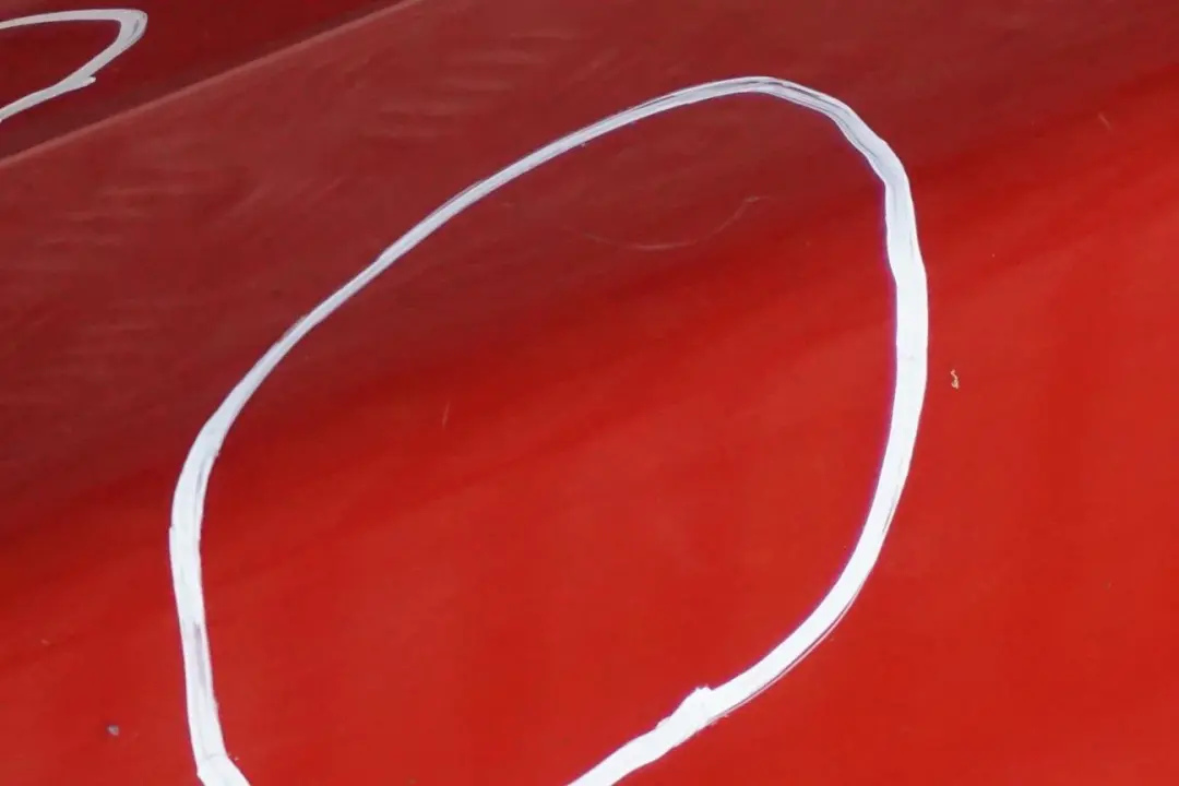 Mini Cooper F55 Complete Rear Bumper Trim Panel Blazing Red Metallic - B83 - SKU 7380023-BRM - Part number 7380023