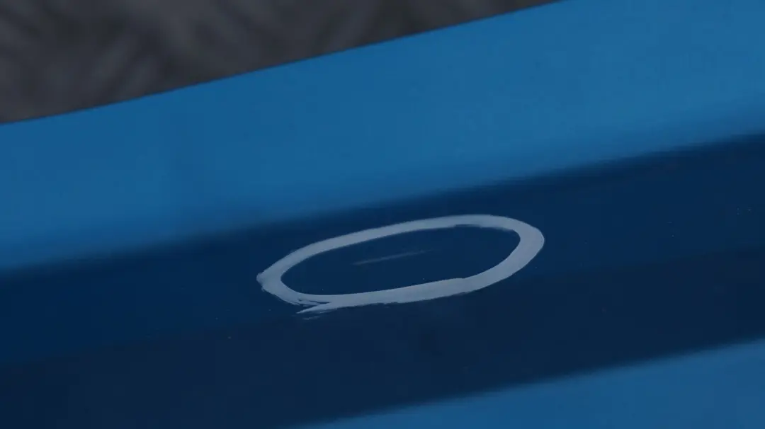 Complete Rear Bumper Trim Electric Blue II Metallic - B86 to BMW Mini F55 Cooper S with Part number 7380035 BMW Mini F55 Cooper S Complete Rear Bumper Trim Electric Blue II Metallic - B86 - SKU 7380035-ELB - Part number 7380035