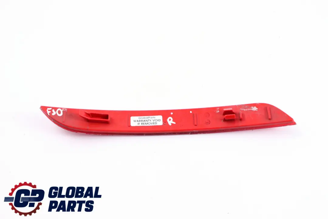 Bumper Reflector Right O/S to BMW F30 F32 F33 Rear with Part number 7382234 BMW F30 F32 F33 Rear Bumper Reflector Right O/S - SKU 7382234 - Part number 7382234
