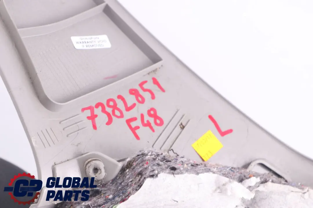 F48N LCI Blende C D Säule Links Grau für BMW X1 er F48 mit Teilenummer 7382851 BMW X1 er F48 F48N LCI Blende C D Säule Links Grau - SKU 7382851 - Teilenummer 7382851