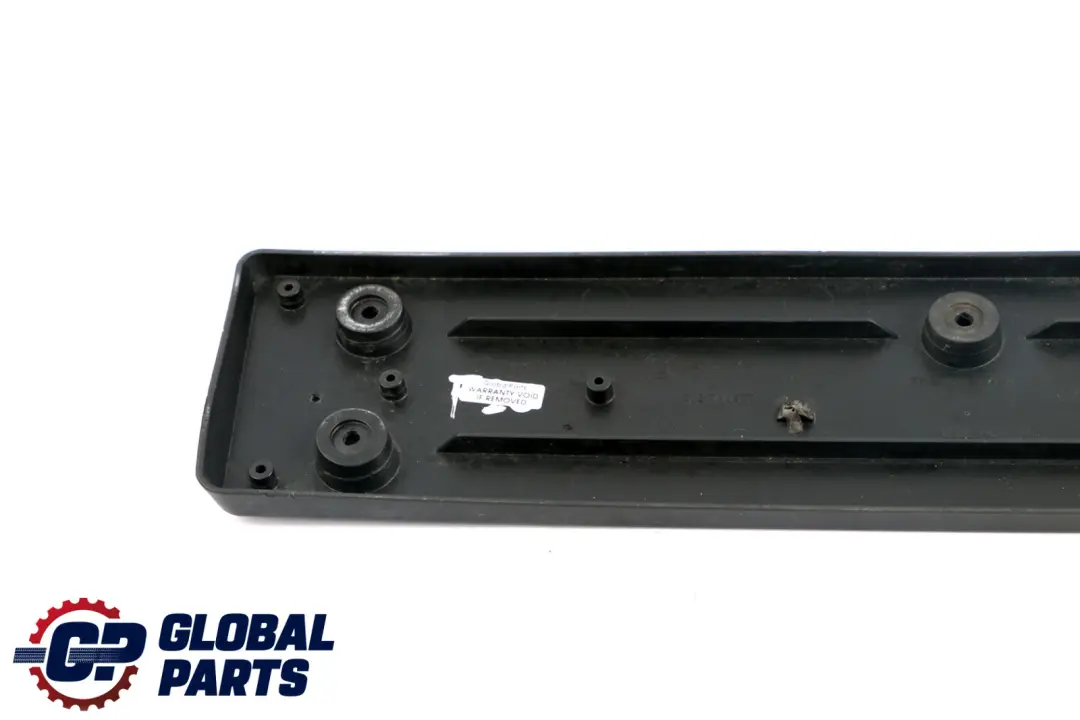 BMW F20 F21 LCI Paraurti Anteriore Base Targa Nero - SKU 7383756 - Numero di parte 7383756