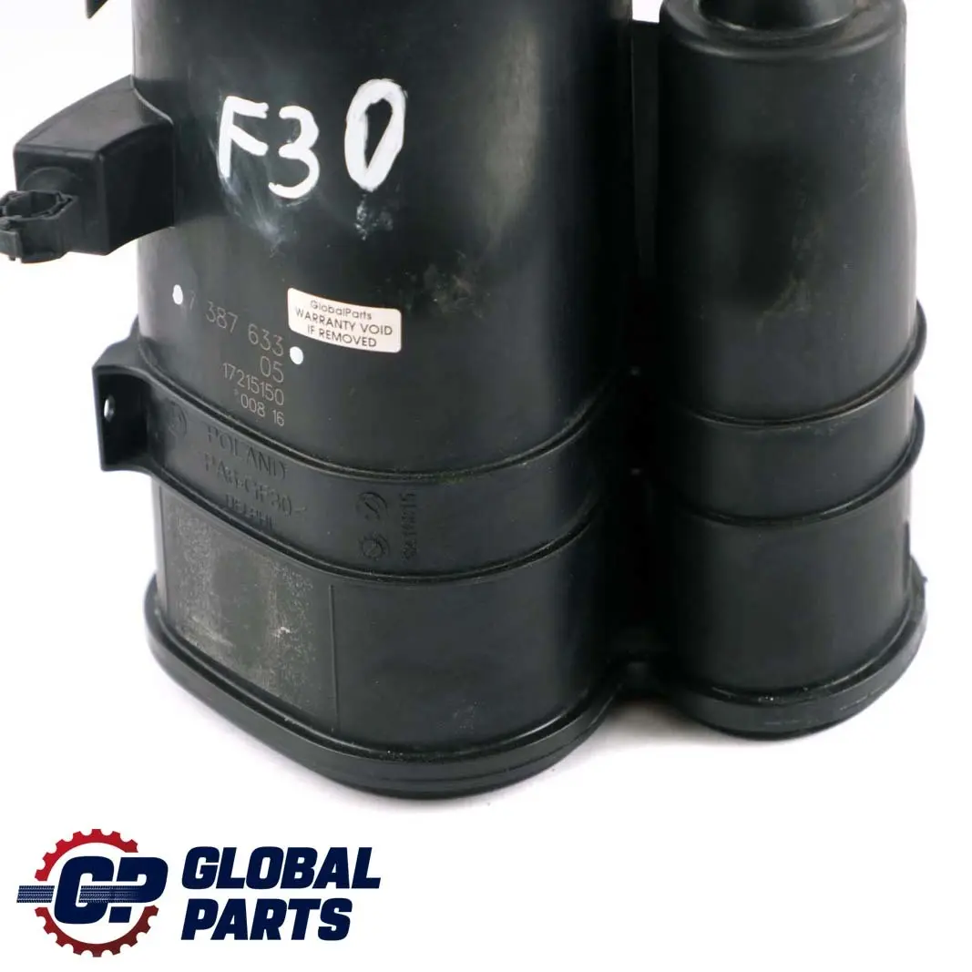 Filtro a carboni attivi sfiato carburante per BMW F30 LCI 330e Hybrid con numero di parte 7387633 BMW F30 LCI 330e Hybrid Filtro a carboni attivi sfiato carburante - SKU 7387633 - Numero di parte 7387633