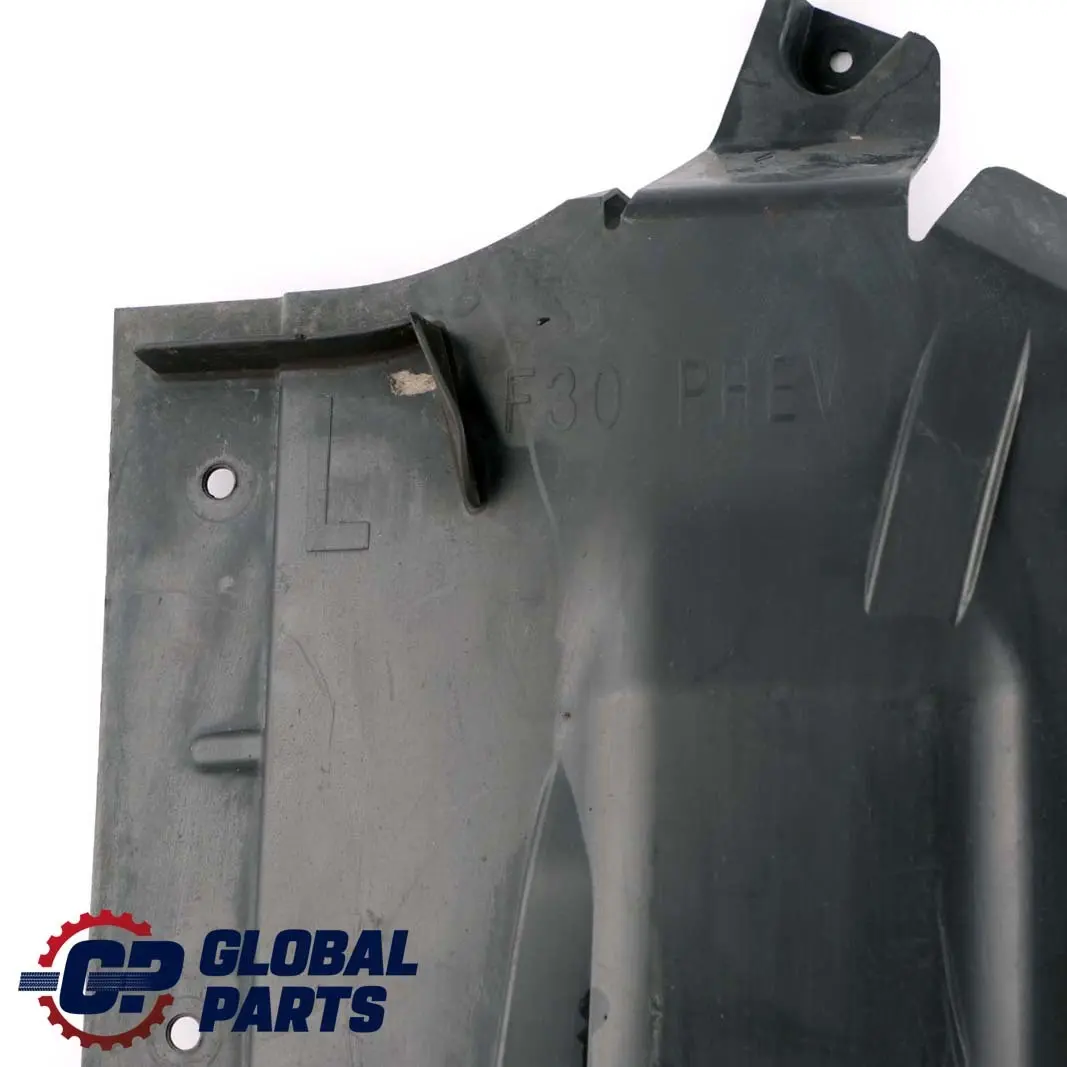 Left Underfloor Under Body Cover Panel Shield to BMW F30 LCI 330e Hybrid with Part number 7387771 BMW F30 LCI 330e Hybrid Left Underfloor Under Body Cover Panel Shield - SKU 7387771 - Part number 7387771