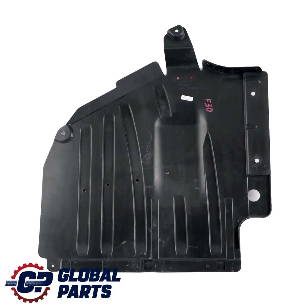 Left Underfloor Under Body Cover Panel Shield to BMW F30 LCI 330e Hybrid with Part number 7387771 BMW F30 LCI 330e Hybrid Left Underfloor Under Body Cover Panel Shield - SKU 7387771 - Part number 7387771