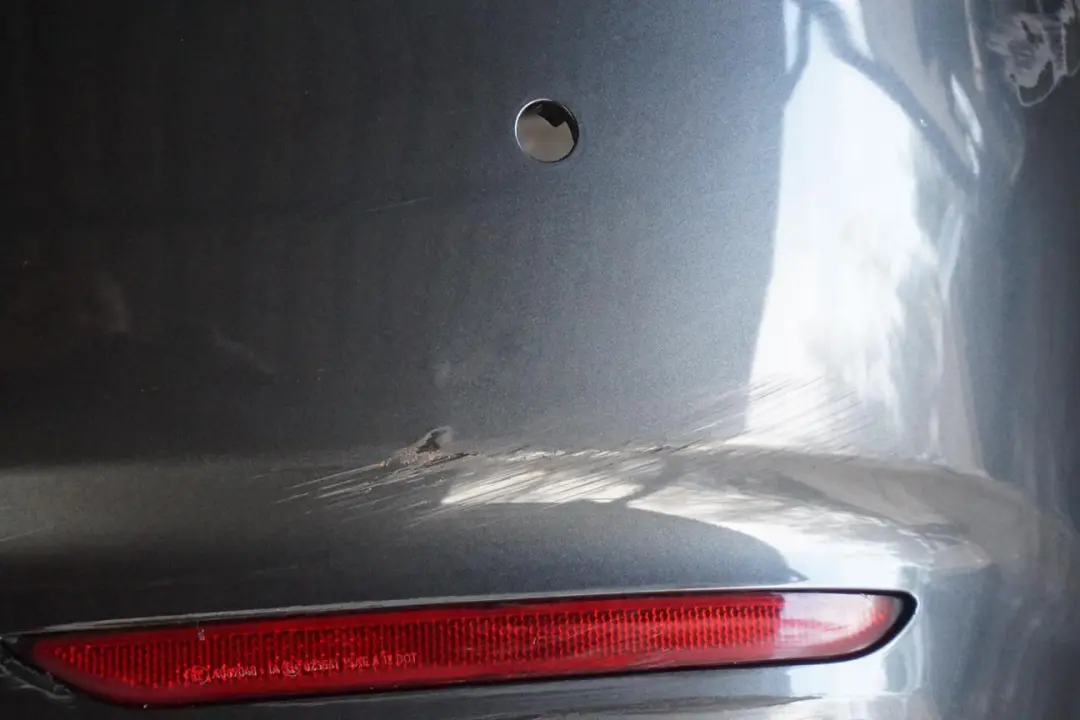 Bumper Trim Panel Mineralgrau Grey to BMW 2 Series F22 F23 Sport Line Rear with Part number 7390348 BMW 2 Series F22 F23 Sport Line Rear Bumper Trim Panel Mineralgrau Grey - SKU 7390348-MG - Part number 7390348