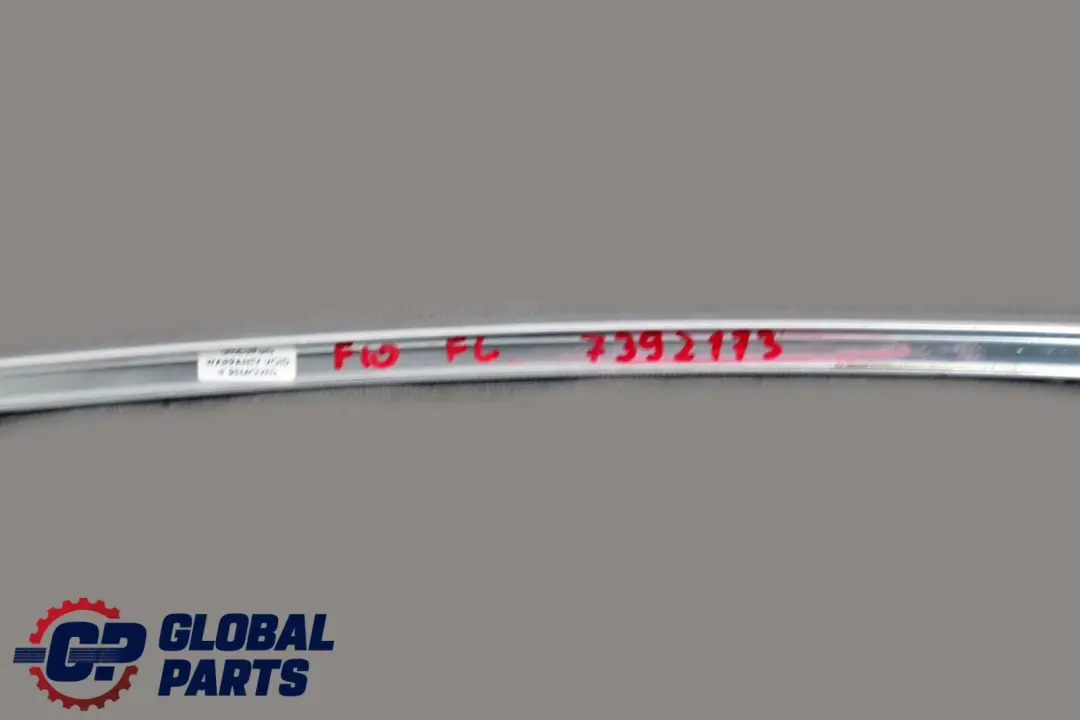 Front Left N/S Trim Window Frame Top Door Alu Satiniert to BMW 5 Series F10 F11 with Part number 7392173 BMW 5 Series F10 F11 Front Left N/S Trim Window Frame Top Door Alu Satiniert - SKU 7392173 - Part number 7392173