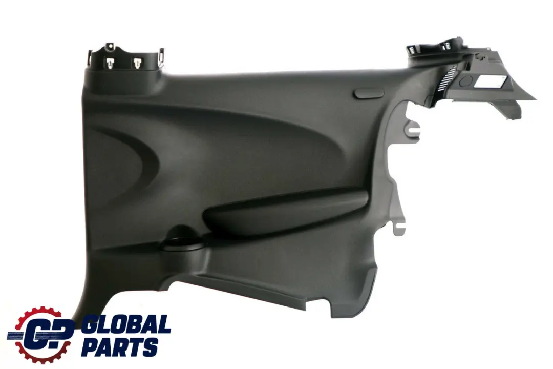Right O/S Lateral Trim Panel Carbon Black to Mini Cooper F56 Rear with Part number 7393086 Mini Cooper F56 Rear Right O/S Lateral Trim Panel Carbon Black - SKU 7393086 - Part number 7393086