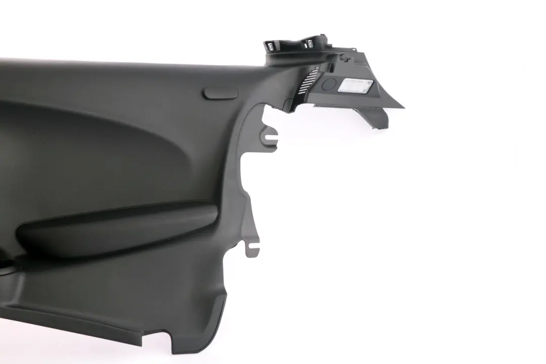 Seiten Verkleidung Hinten Rechts Carbon Black Schwarz für Mini Cooper F56 mit Teilenummer 7393086 Mini Cooper F56 Seiten Verkleidung Hinten Rechts Carbon Black Schwarz - SKU 7393086 - Teilenummer 7393086