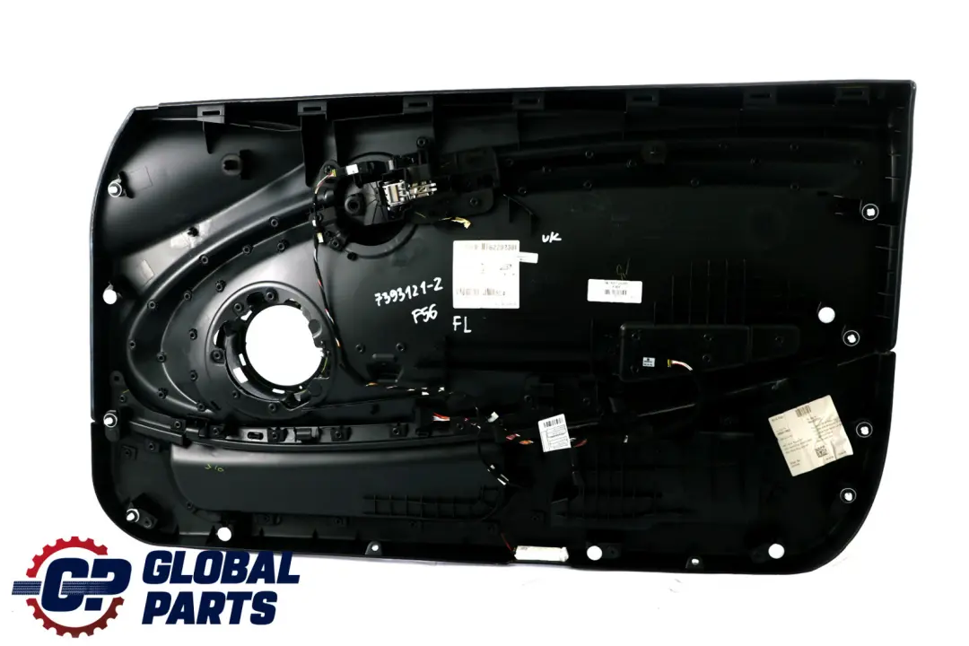 Front Left N/S Door Card Trim Panel Carbon Black Red to BMW Mini F56 F57 2 with Part number 7393121 BMW Mini F56 F57 2 Front Left N/S Door Card Trim Panel Carbon Black Red - SKU 7393121-2 - Part number 7393121