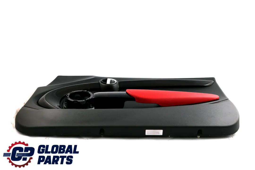 Front Right O/S Door Card Trim Panel Carbon Black Red to BMW Mini F56 F57 2 with Part number 7393122 BMW Mini F56 F57 2 Front Right O/S Door Card Trim Panel Carbon Black Red - SKU 7393122-2 - Part number 7393122