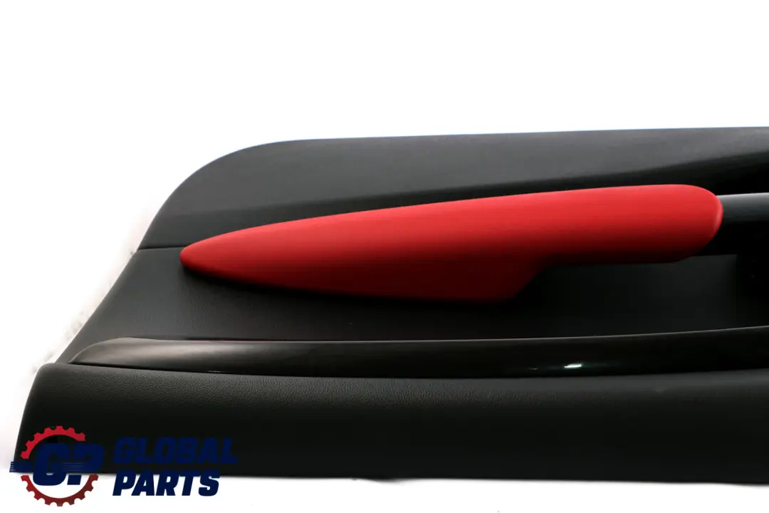 Front Right O/S Door Card Trim Panel Carbon Black Red to BMW Mini F56 F57 2 with Part number 7393122 BMW Mini F56 F57 2 Front Right O/S Door Card Trim Panel Carbon Black Red - SKU 7393122-2 - Part number 7393122