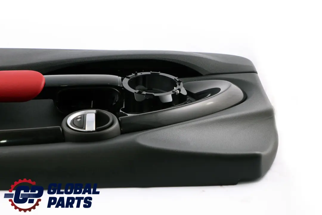 Front Right O/S Door Card Trim Panel Carbon Black Red to BMW Mini F56 F57 2 with Part number 7393122 BMW Mini F56 F57 2 Front Right O/S Door Card Trim Panel Carbon Black Red - SKU 7393122-2 - Part number 7393122