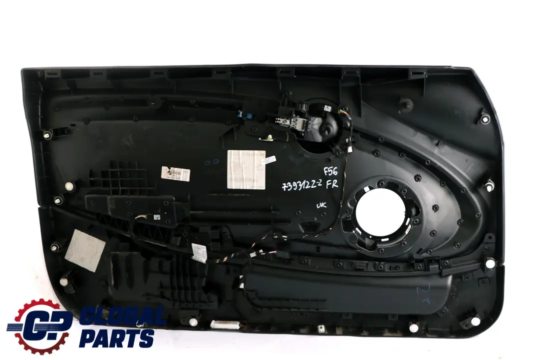 Front Right O/S Door Card Trim Panel Carbon Black Red to BMW Mini F56 F57 2 with Part number 7393122 BMW Mini F56 F57 2 Front Right O/S Door Card Trim Panel Carbon Black Red - SKU 7393122-2 - Part number 7393122