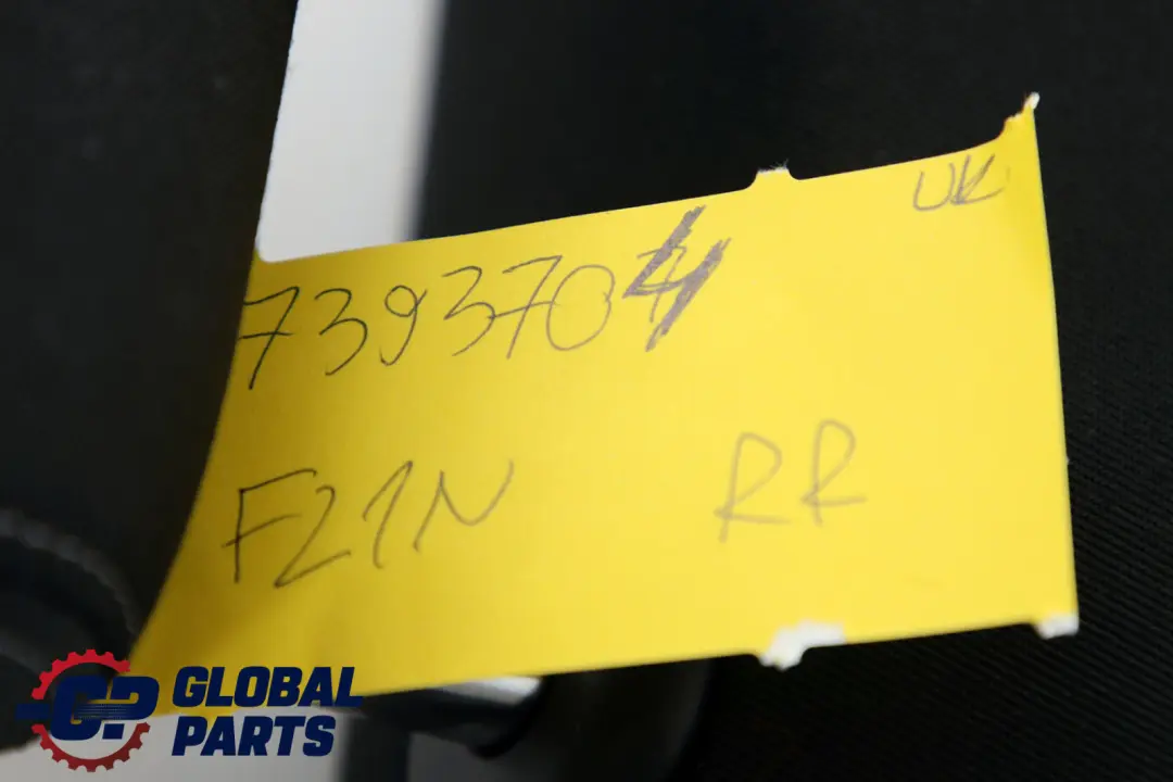BMW F20 F21 LCI Sitz hinten rechts Rückenlehnenbezug Stoff Anthrazit - SKU 7393704 - Teilenummer 7393704
