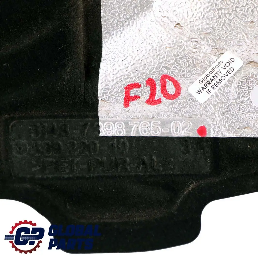 BMW F20 F21 F30 F31 Sound Insulation Dash Panel Engine Room Cover - SKU 7394289-1 - Part number 7394289