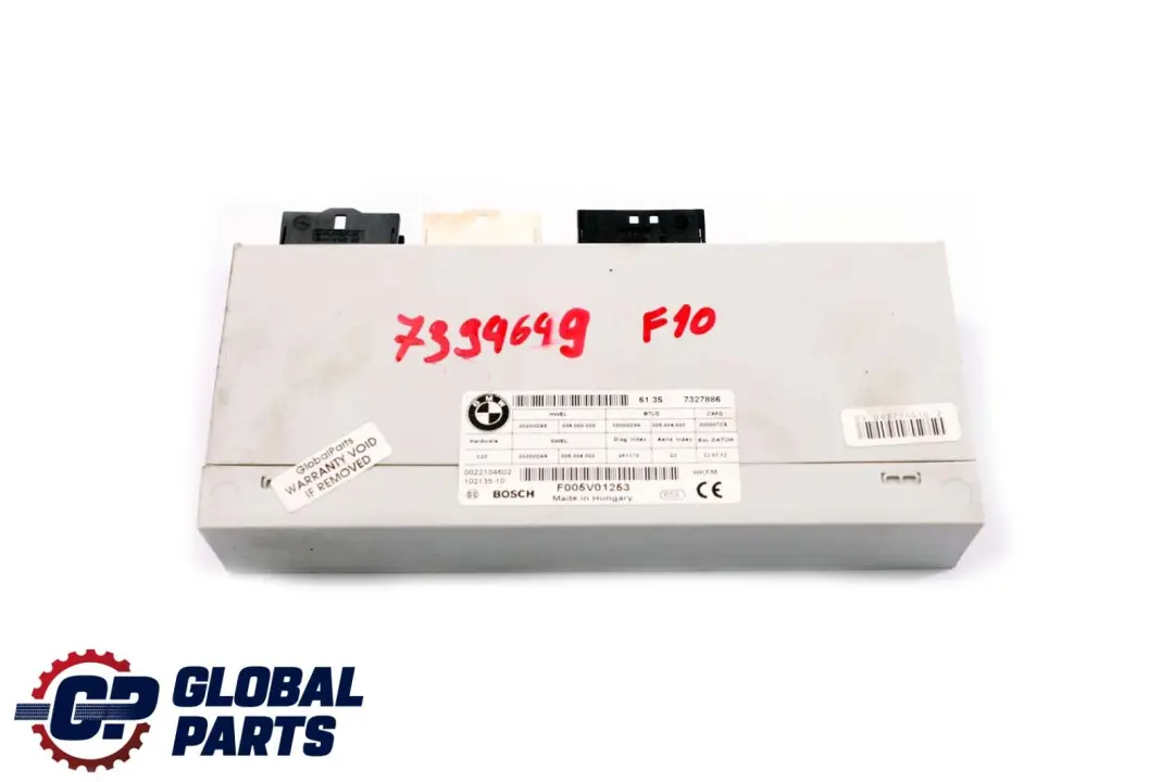 Unidad Control Módulo Función Trasero para BMW F01 F02 F03 F10 LCI X3 F25 con número de pieza 7327886 BMW F01 F02 F03 F10 LCI X3 F25 Unidad Control Módulo Función Trasero - SKU 7394649 - Número de pieza 7327886