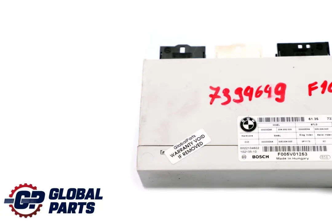 Control Unit Rear Function Module to BMW F01 F02 F03 F10 LCI X3 F25 with Part number 7327886 BMW F01 F02 F03 F10 LCI X3 F25 Control Unit Rear Function Module - SKU 7394649 - Part number 7327886