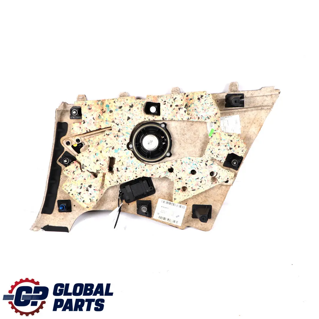 Left N/S Lateral Lining Panel Black Red Leather to BMW 4 F33 Convertible Rear with Part number 7395461 BMW 4 F33 Convertible Rear Left N/S Lateral Lining Panel Black Red Leather - SKU 7395461 - Part number 7395461