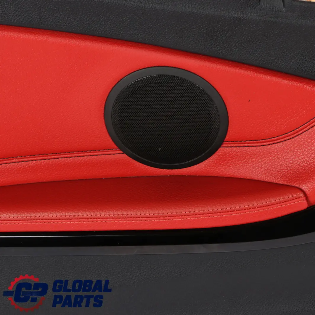 Left N/S Lateral Lining Panel Black Red Leather to BMW 4 F33 Convertible Rear with Part number 7395461 BMW 4 F33 Convertible Rear Left N/S Lateral Lining Panel Black Red Leather - SKU 7395461 - Part number 7395461