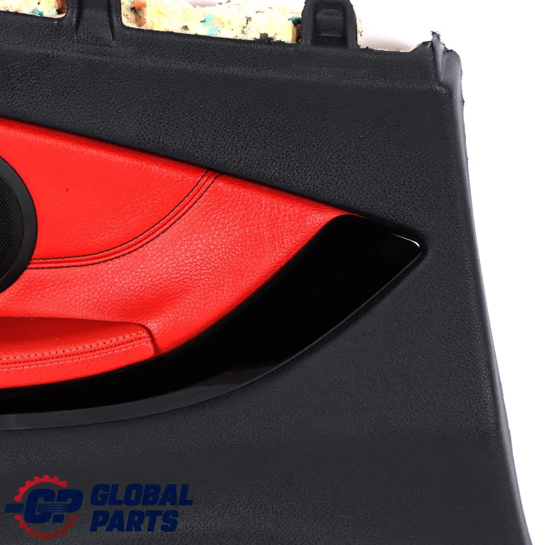 Left N/S Lateral Lining Panel Black Red Leather to BMW 4 F33 Convertible Rear with Part number 7395461 BMW 4 F33 Convertible Rear Left N/S Lateral Lining Panel Black Red Leather - SKU 7395461 - Part number 7395461