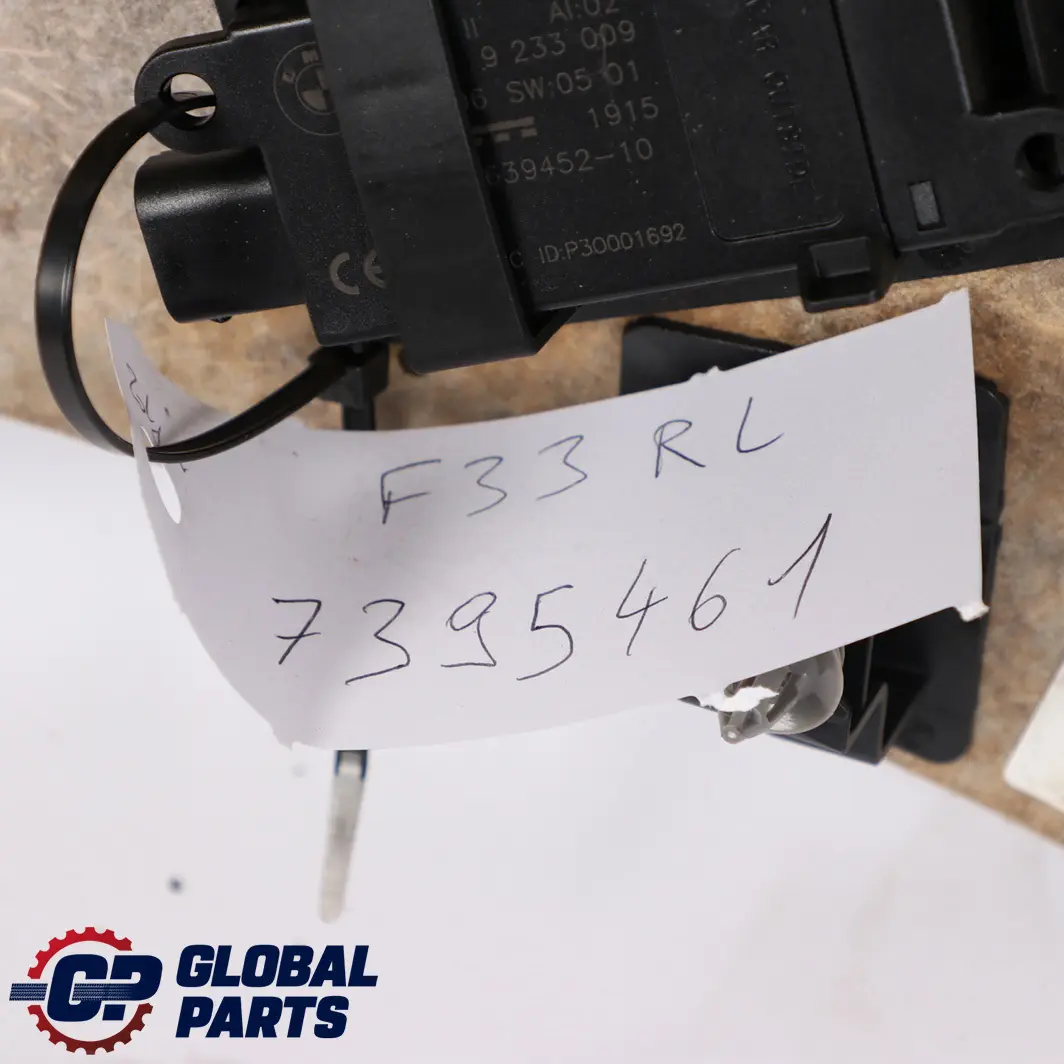 Left N/S Lateral Lining Panel Black Red Leather to BMW 4 F33 Convertible Rear with Part number 7395461 BMW 4 F33 Convertible Rear Left N/S Lateral Lining Panel Black Red Leather - SKU 7395461 - Part number 7395461