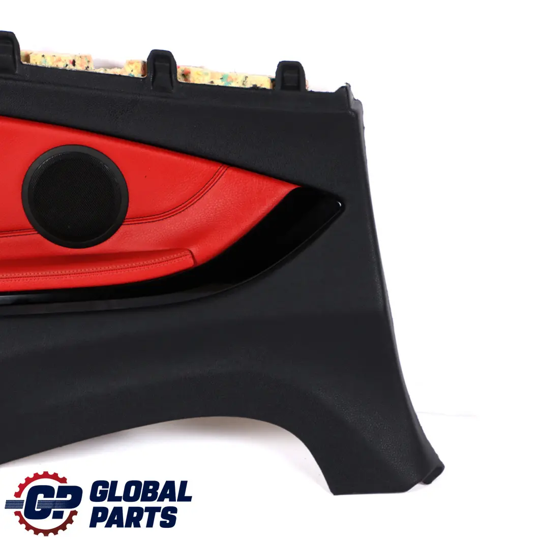 BMW 4 F33 Convertible Rear Left N/S Lateral Lining Panel Black Red Leather - SKU 7395461 - Part number 7395461
