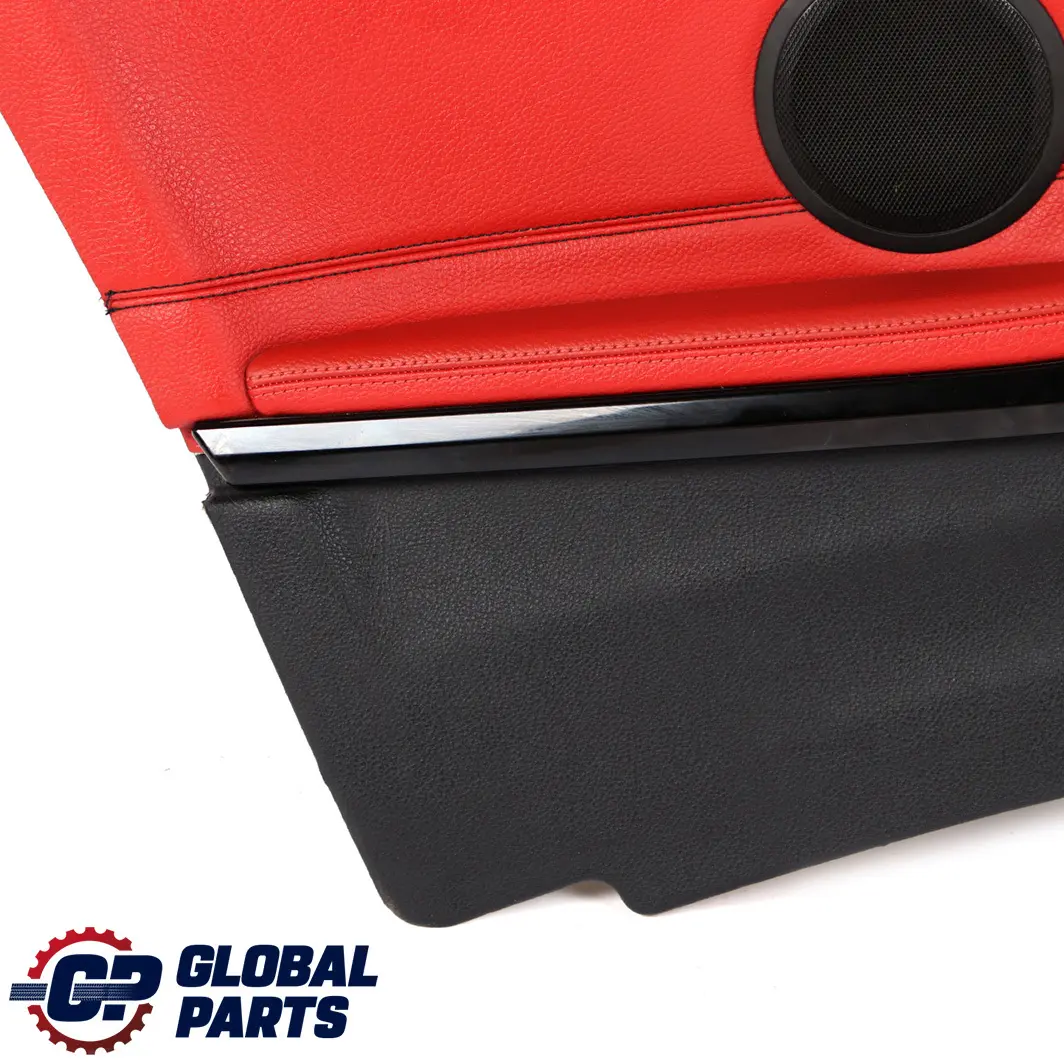 BMW 4 F33 Convertible Rear Left N/S Lateral Lining Panel Black Red Leather - SKU 7395461 - Part number 7395461